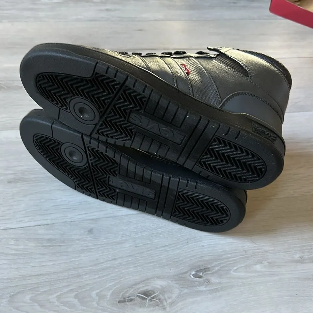LEVI’S BB HI NL - SNEAKER BOOT‎ BLACK SZ 8.5 NWT IN PACKAGING